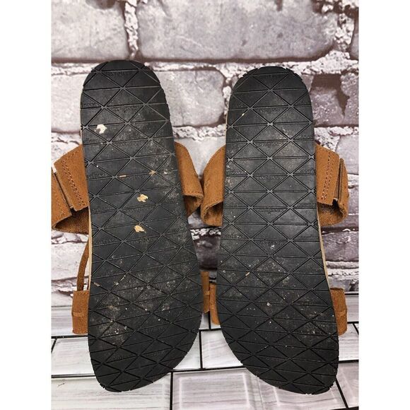 MINNETONKA Daisy Brown Fringe Suede Leather Slides Sandals Women Sz 10M US/41EU - Picture 10 of 16